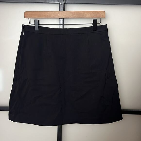 NWT Theory Black Pocket Mini Skirt Size 6 - Picture 3 of 9